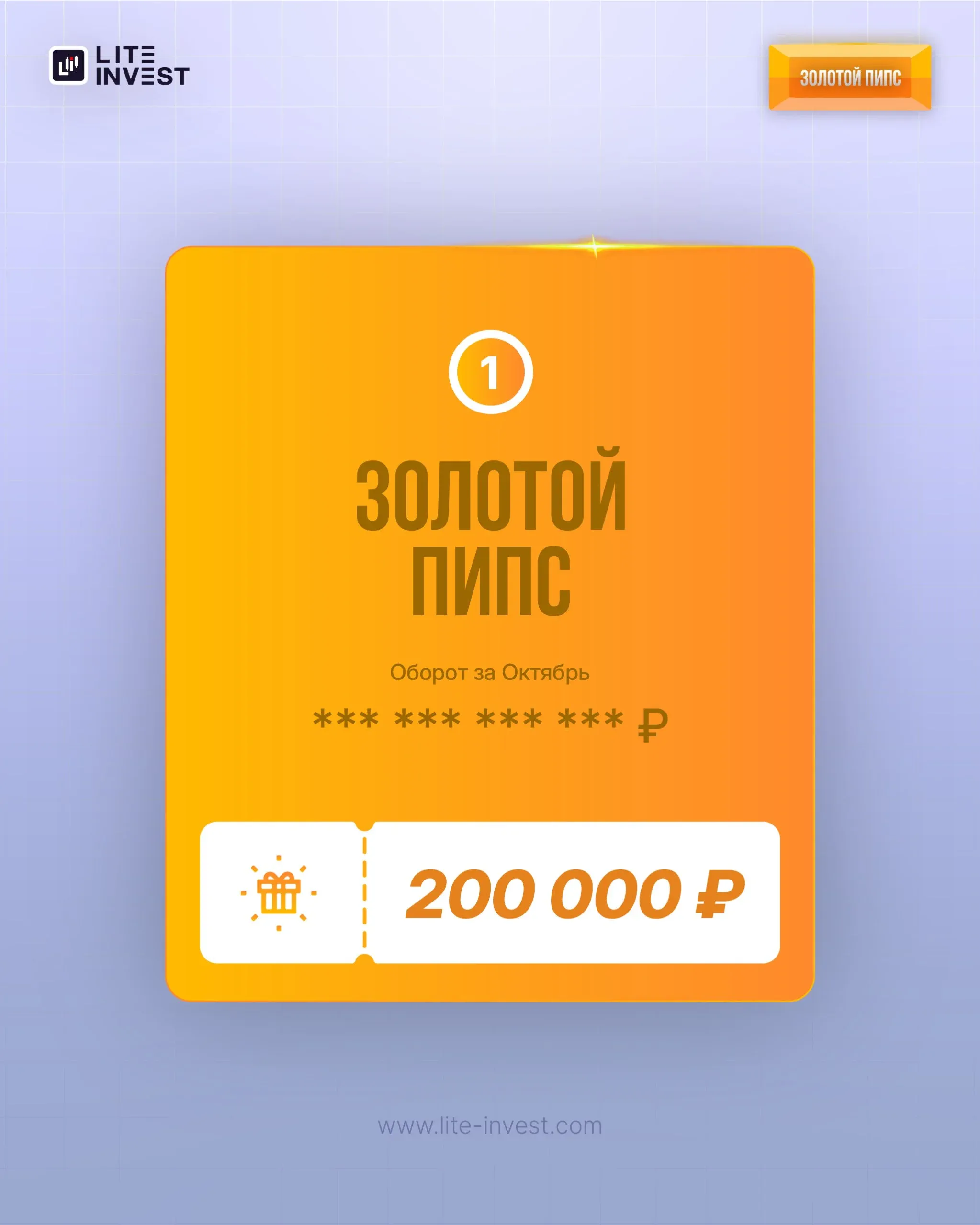 🏆 Итоги конкурса «ЗОЛОТОЙ ПИПС» за октябрь